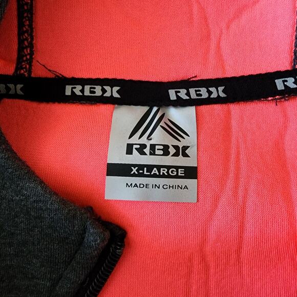 RBX Active Lightweight Tech Thumbholes Zip Performance Hoodie - Picture 6 of 10